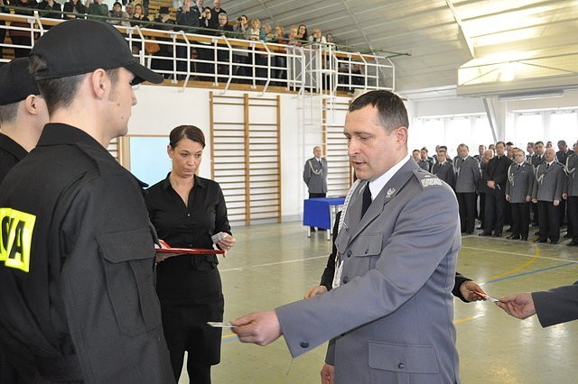 Uroczyste ślubowanie nowych policjantów w Katowicach [ZDJĘCIA]