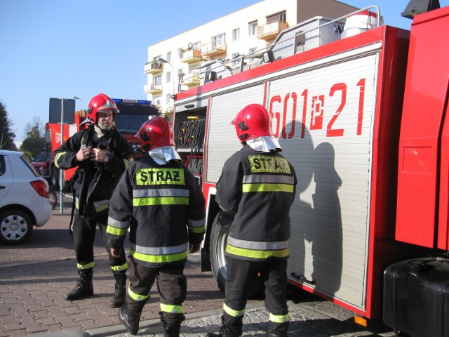 W akcji brały udział cztery jednostki śremskiej straży pożarnej