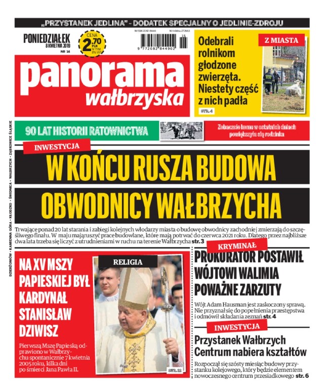 Panorama Wałbrzyska wydanie z 8 kwietnia 2019 r.