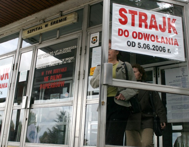 W szpitalu w Śremie pięć lat temu doszło już do strajku - teraz w sprawie podobnego protestu odbędzie się trzydniowe referendum