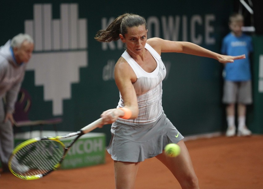 BNP Paribas Katowice Open: Vinci oddała tylko gema [ZDJĘCIA]