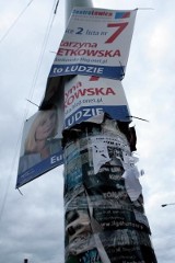 Kraków: plakaty wyborcze jeszcze wiszą