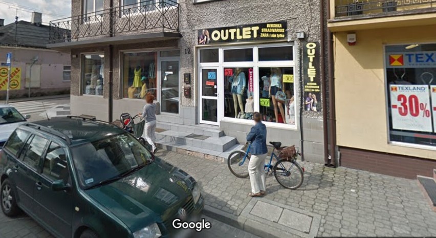 Mieszkańcy Skierniewic przyłapani w centrum  miasta w Google Street View 