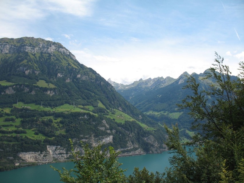 Widok z Seelisbergu na Jezioro czterech Kantonów