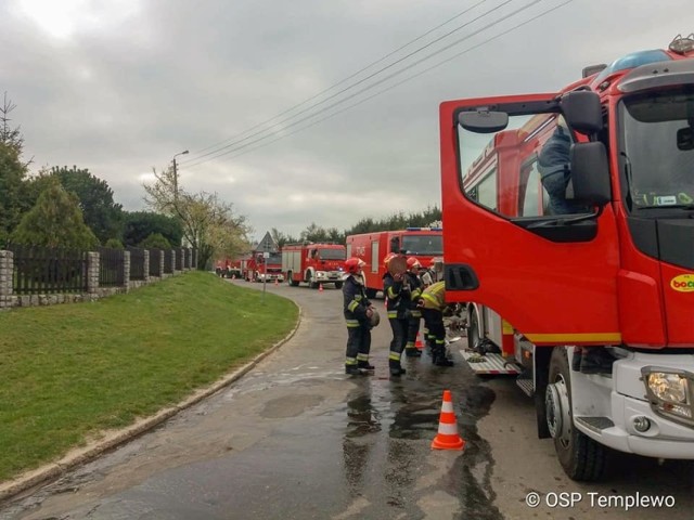 Pożar domu w Gorzycy koło Międzyrzecza. Było o włos od tragedii