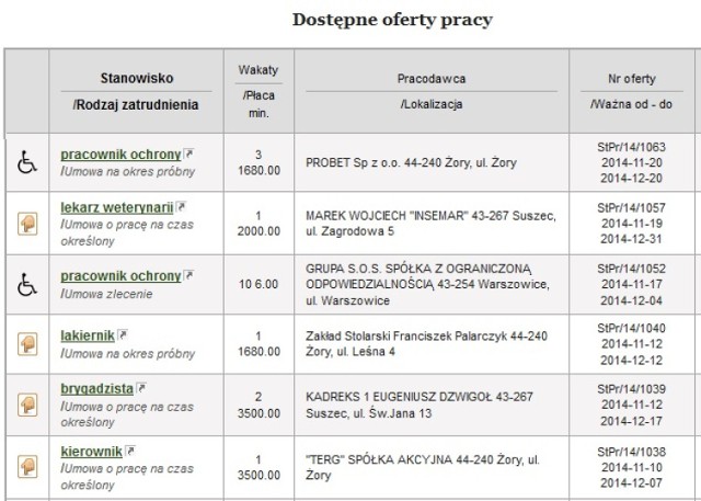 Oferty pracy Żory: Sprawdź, jakie są.