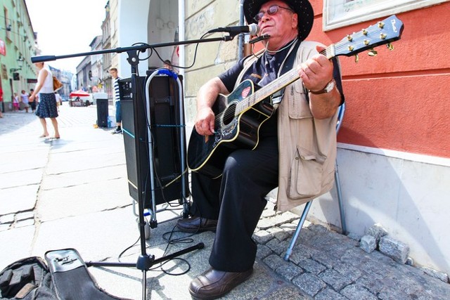Tadeusz Lis na Starym Rynku.