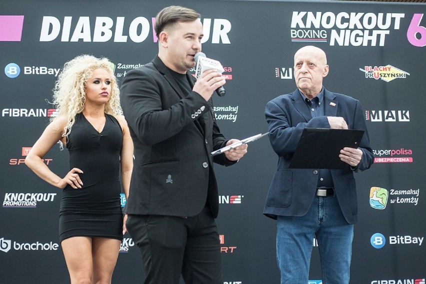 Walkę wieczoru podczas KnockOut Boxing Night 6 w Łomży...