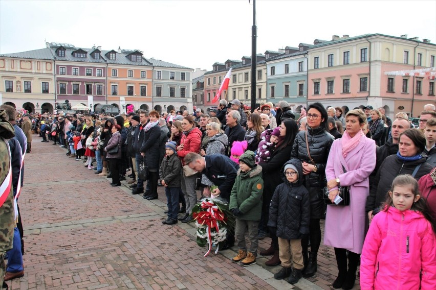 Uroczystości na Rynku Wielkim w Zamościu