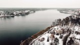 Zima w Wągrowcu. Jak prezentuje się miasto w śnieżnej scenerii z lotu ptaka? 