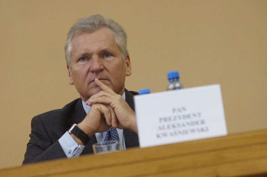 Prezydent Aleksander Kwaśniewski był gościem Uniwersytetu...