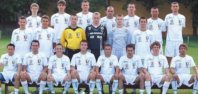 Błękitni Stargard w komplecie tuż przed rozpoczęciem sezonu 2009/2010. Fot. Tadeusz Surma