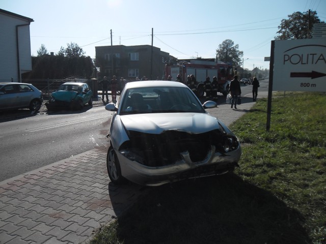 Wypadek w Czyżowicach przy ulicy Wodzisławskiej
