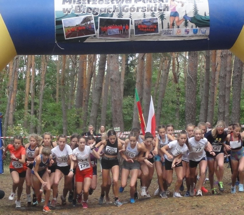 Zawodnicy LKS Koluszki na Mistrzostwach Polski w Biegach Górskich w Krynkach