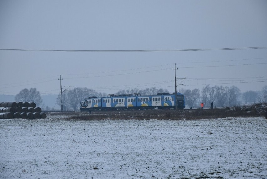 Uszkodzony pociąg relacji Kołobrzeg - Poznań
