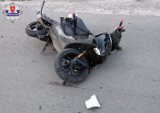 Wypadek w Opolu Lubelskim: 28-letni kierowca audi najechał na skuter