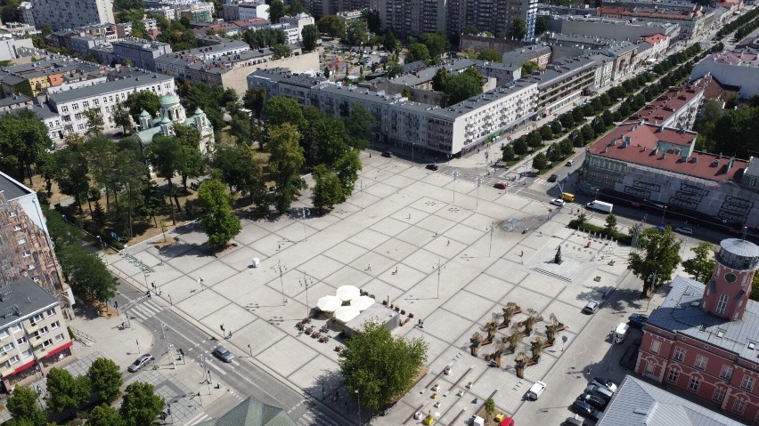 Częstochowska radna chciałaby, aby na placu Biegańskiego pojawiło się kilkanaście nowych drzew