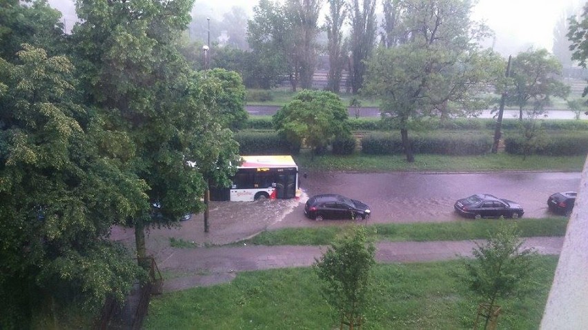 W Gorzowie zaczęło padać między godziną 18, a 19. Również w...