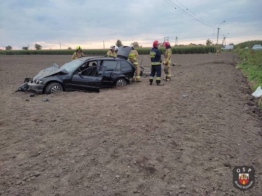 Pijany kierowca BMW spowodował wypadek w Falborzu (gmina...