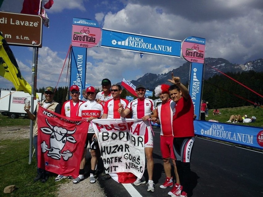 Giro d'Italia 2012. Drugi z prawej Zdzisław Wrona.