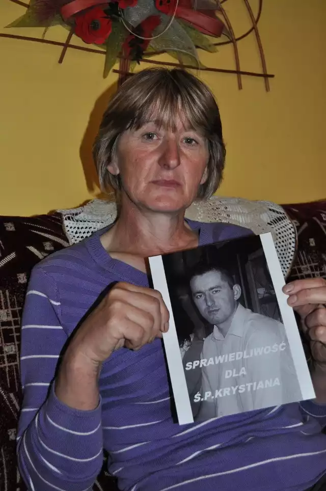 Krystyna Pietrzyk nie wierzy, że jej syn zginął, bo chciał kogoś skrzywdzić