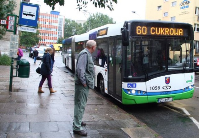 Autobus linii 60 będzie kursował przez ul. 1 Maja. Dzięki temu ...