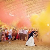 Wyjątkowy ślub na Stadionie Olimpijskim [ZDJĘCIA]