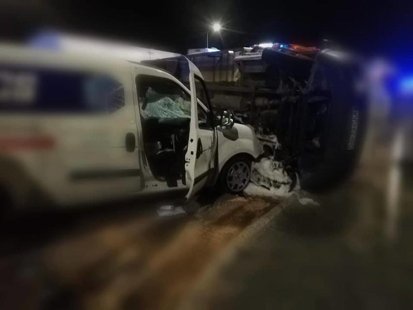 Nowy Dwór Gdański: wypadek na drodze S7. Jedna osoba poszkodowana