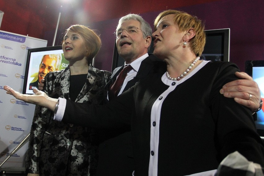 Wybory 2010 w Krakowie: wieczór w sztabie Kracika (ZDJĘCIA)