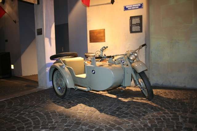 Niemiecki motocykl z czasów II wojny światowej | fot. B. Stawowski