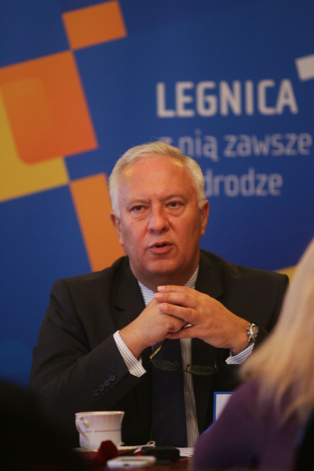Konferencja prasowa prezydenta Legnicy