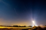 Niezwykłe nocne zdjęcia poznańskiego nieba. Przelot Międzynarodowej Stacji Kosmicznej jak na dłoni!