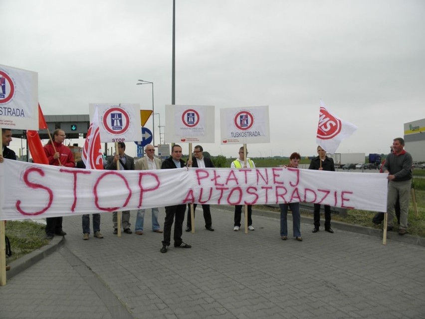 Dla nas myto, dla was koryto - protest na A4 (ZDJĘCIA)