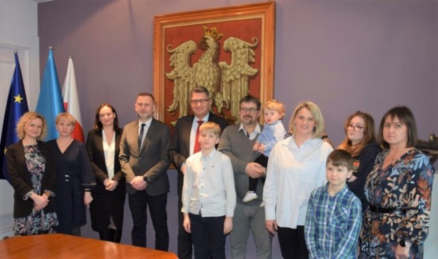 Spotkanie z laureatami konkursu w Urzędzie Miasta w Oświęcimiu