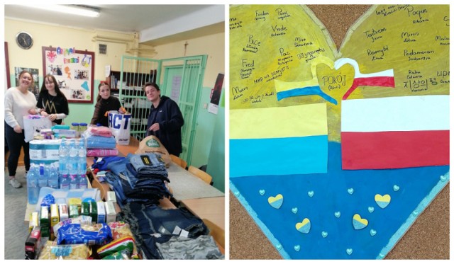 Szkoły na osiedlu Karsznice w Zduńskiej Woli też wspierają Ukrainę