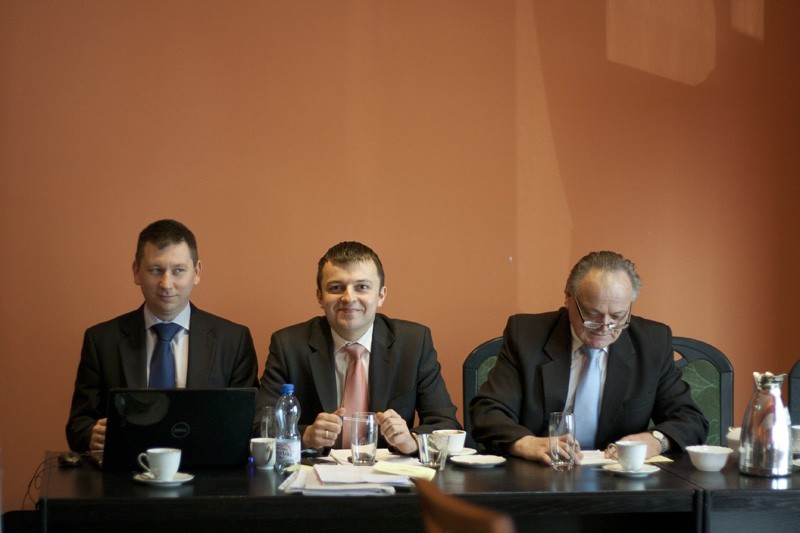 Od lewej: Adam Zaczkowski, Rafał Kępski i Czesław Miklas