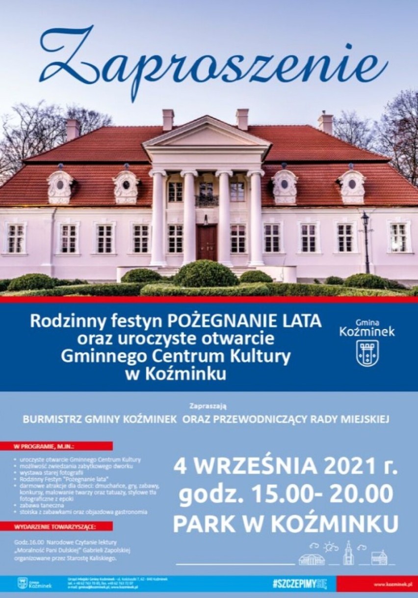 Dożynki, piknik i Narodowe Czytanie. W ten weekend będzie się działo w powiecie kaliskim