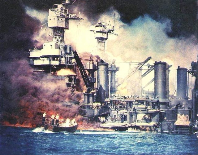 Stosunkowo najmniej ucierpiał pancernik USS West Virginia, pomimo kilkukrotnych trafień torpedami i bombami
