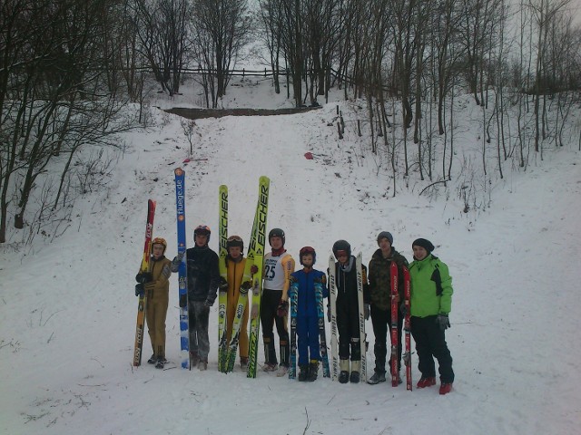 Pierwsze tej zimy skoki na K15 udało się w weekend zorganizować skoczkom z Łódź Ski Team.