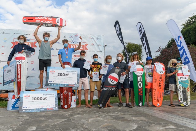 Mistrzostwa Europy w kitesurfingu, Ford Kuga Individual European Championships w Pucku  - podium w kategorii MP mężczyzn