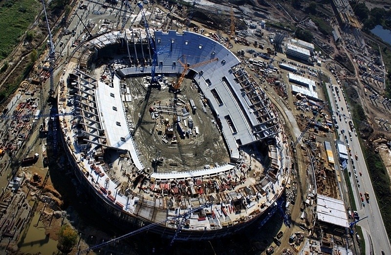 Fotoblog z budowy stadionu - 4.10.2010