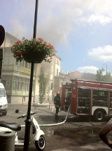 Pożar mieszkania przy ul. Haffnera w Sopocie [zdjęcia]