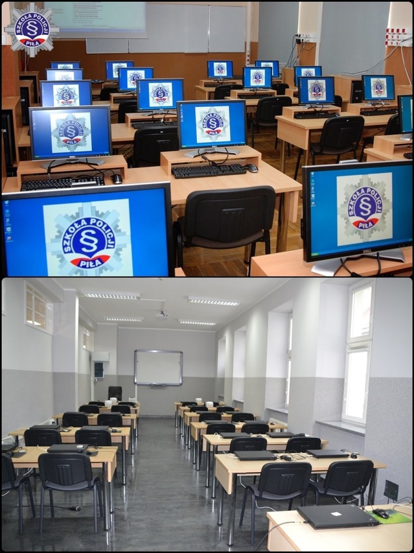 Modernizacja budynku Szkoły Policji w Pile. Efekty widać gołym okiem  [ZDJĘCIA]