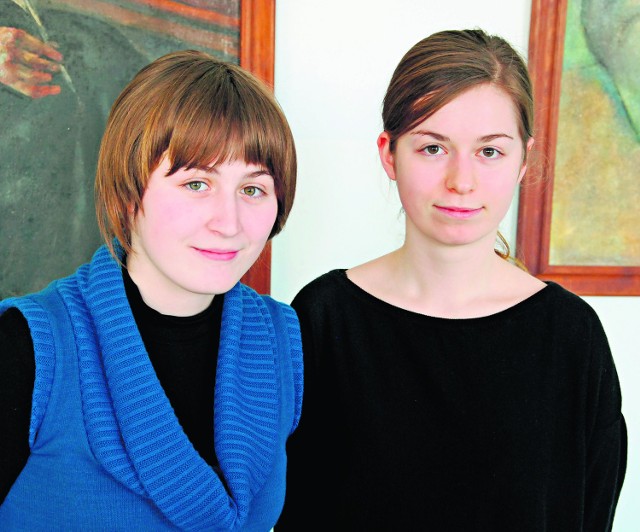 Joanna Bulanda i Anna Trzeciecka z I LO im. W. Orkana