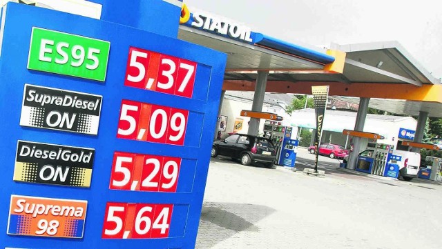 W ciągu dwóch lat ceny paliw podskoczyły o 40 procent