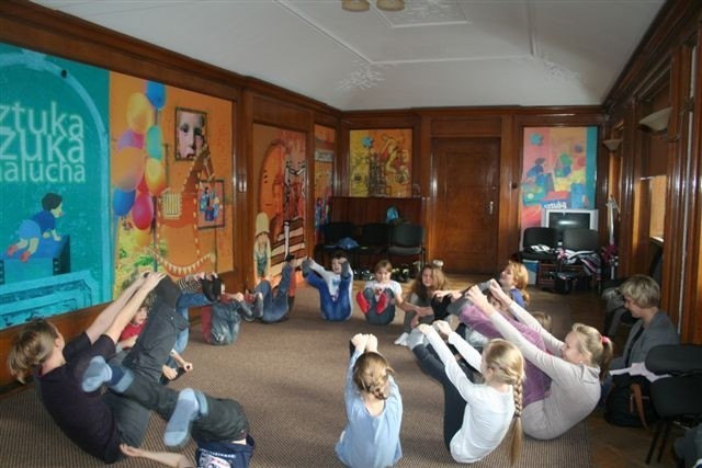 W CK Zamek dzieci wzięły udział w warsztatach tanecznych
