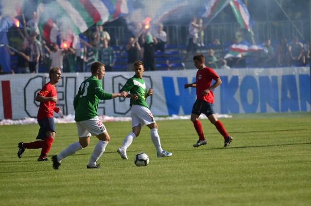 Piłkarze Warty Poznań pokonali w meczu sparingowym Obrę Kościan 2:1