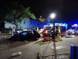 Tragiczny wypadek w Gliwicach przy ul. Rybnickiej - ZDJĘCIA. Pięć osób poszkodowanych i doszczętnie zniszczone samochody