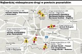 Na tych drogach możesz zginąć! Mapa niebezpiecznych miejsc w powiecie poznańskim