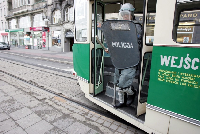 Ulicami Poznania w środę jeździł tramwaj wypełniony...